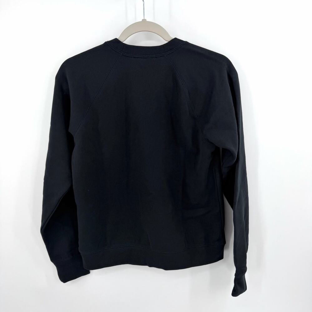 Everlane 100% Human Crewneck Sweatshirt black Size S NWOT - Picture 4 of 4